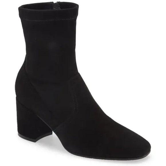 Aquatalia Dayana Water Resistant Stretch Bootie Black Size 10 - Picture 1 of 9